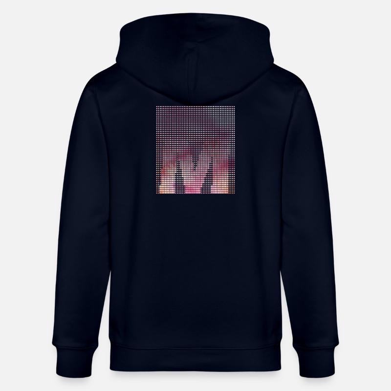 Letter M, Name, der Buchstabe M - Stanley/Stella Unisex Bio-Kapuzenjacke CULTIVATOR  - Navy