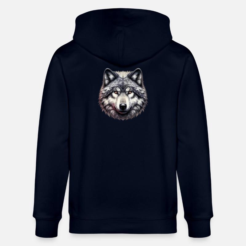 Wolf - Stanley/Stella Unisex Bio-Kapuzenjacke CULTIVATOR - Navy