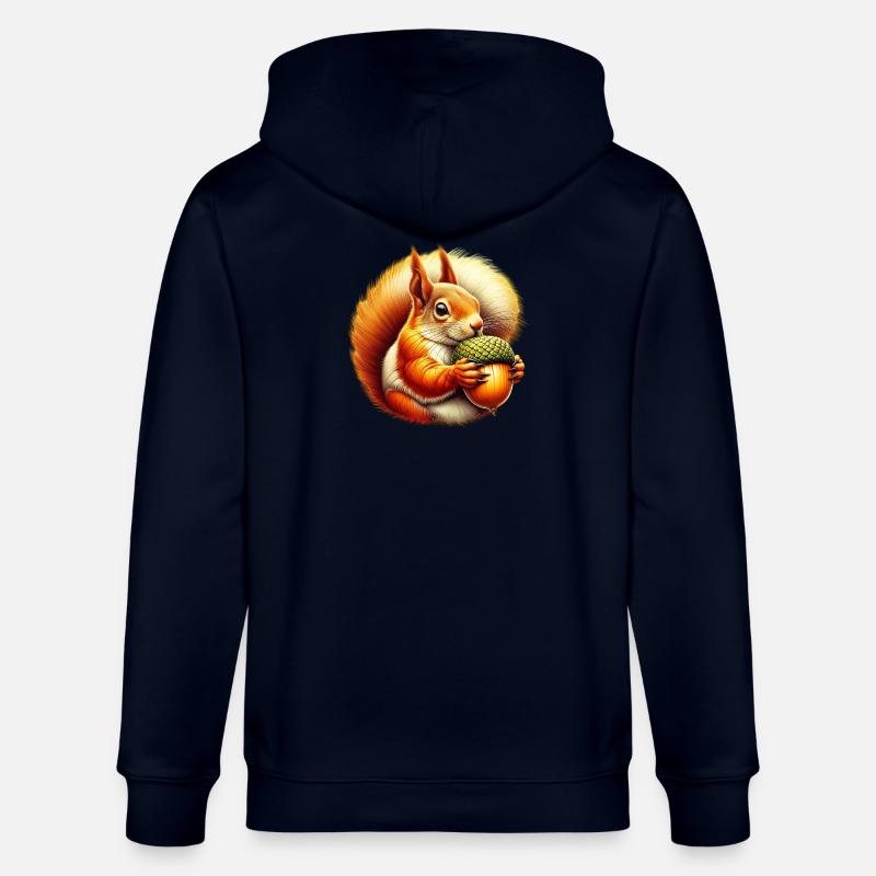 Eichhörnchen - Stanley/Stella Unisex Bio-Kapuzenjacke CULTIVATOR  - Navy