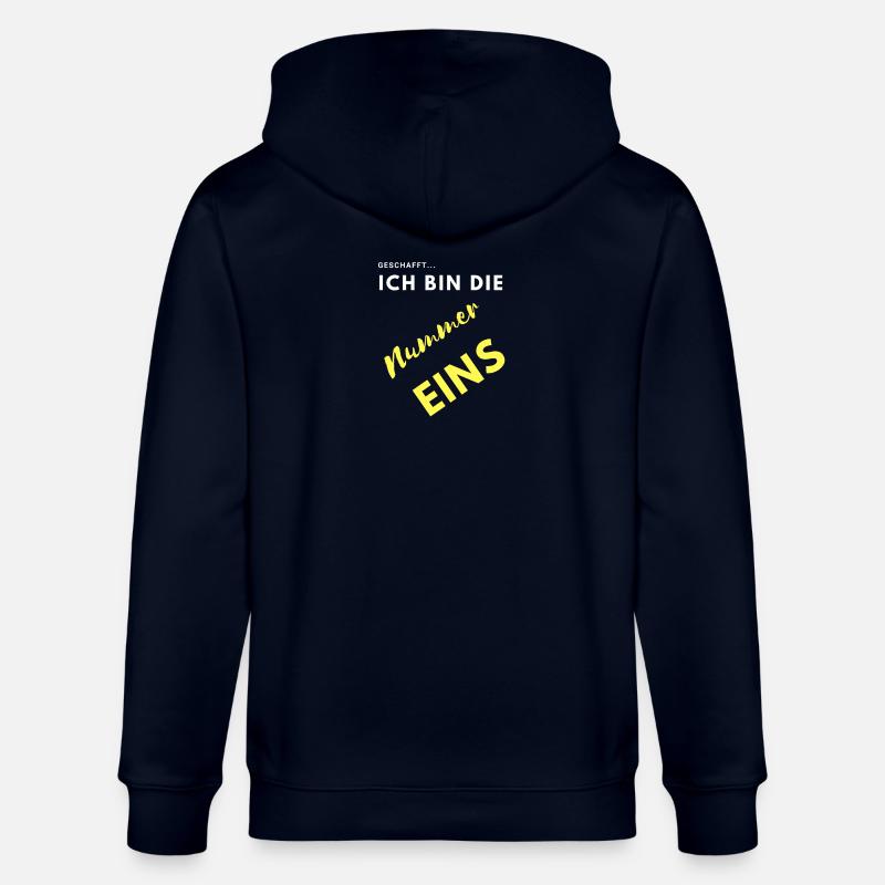 ich bin nummer eins - Stanley/Stella Unisex Bio-Kapuzenjacke CULTIVATOR  - Navy