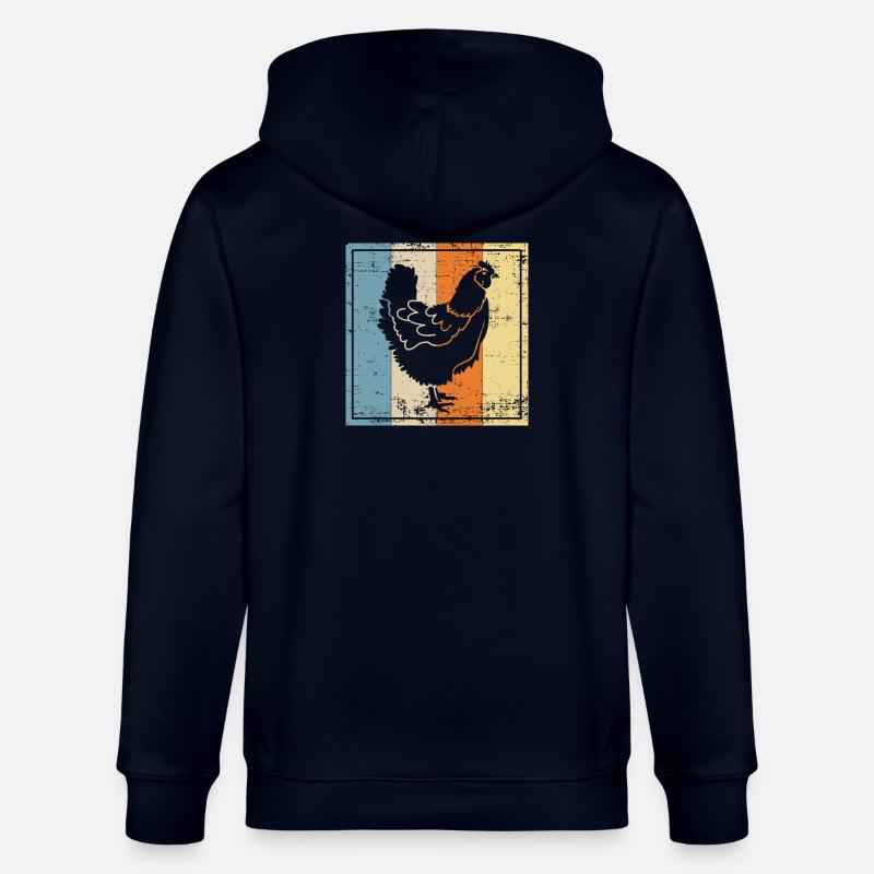 Huhn - Stanley/Stella Unisex Bio-Kapuzenjacke CULTIVATOR  - Navy