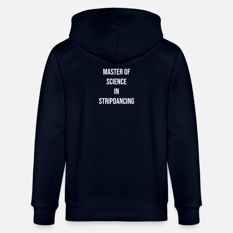 Maître en sciences en striptease - Veste à capuche bio CULTIVATOR Stanley/Stella Unisexe - marine