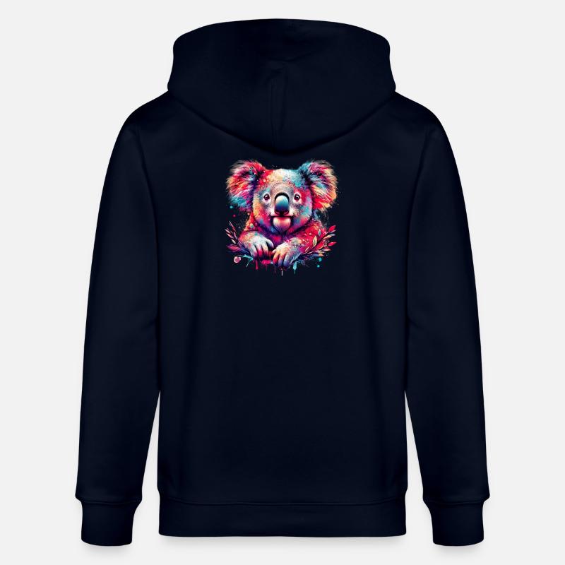 Koala - Veste à capuche bio CULTIVATOR Stanley/Stella Unisexe - marine