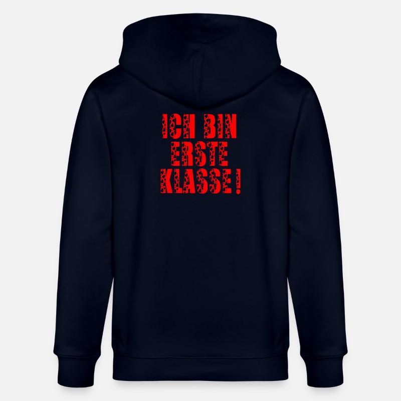 EINSCHULUNG - ICH BIN ERSTE KLASSE - Stanley/Stella Unisex Bio-Kapuzenjacke CULTIVATOR  - Navy