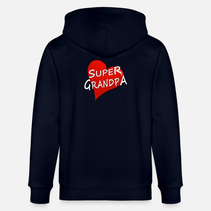 SUPER PAPI - Veste à capuche bio CULTIVATOR Stanley/Stella Unisexe - marine