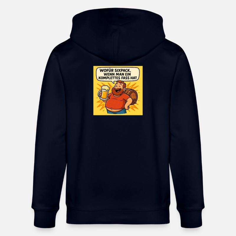 Six Pack oder Fass - Stanley/Stella Unisex Bio-Kapuzenjacke CULTIVATOR  - Navy