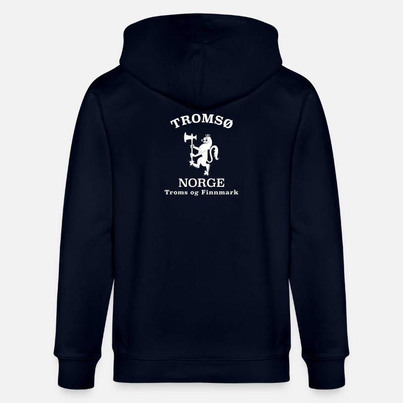 Tromso Norge Norway - Stanley/Stella Unisex Bio-Kapuzenjacke CULTIVATOR - Navy