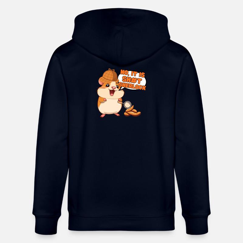 Non, c’est de la Sherlock - Veste à capuche bio CULTIVATOR Stanley/Stella Unisexe - marine