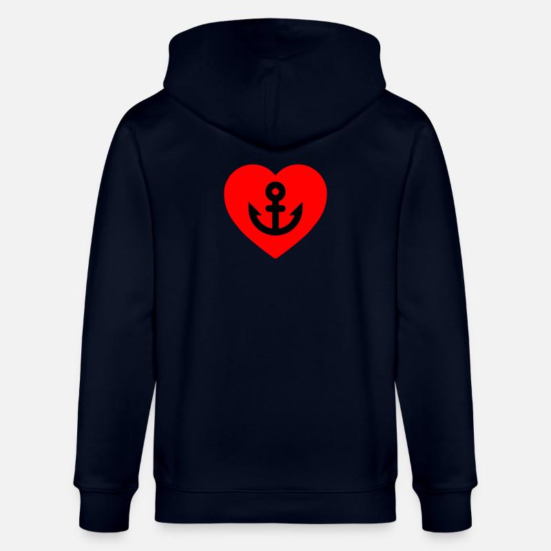 Voile - Veste à capuche bio CULTIVATOR Stanley/Stella Unisexe - marine