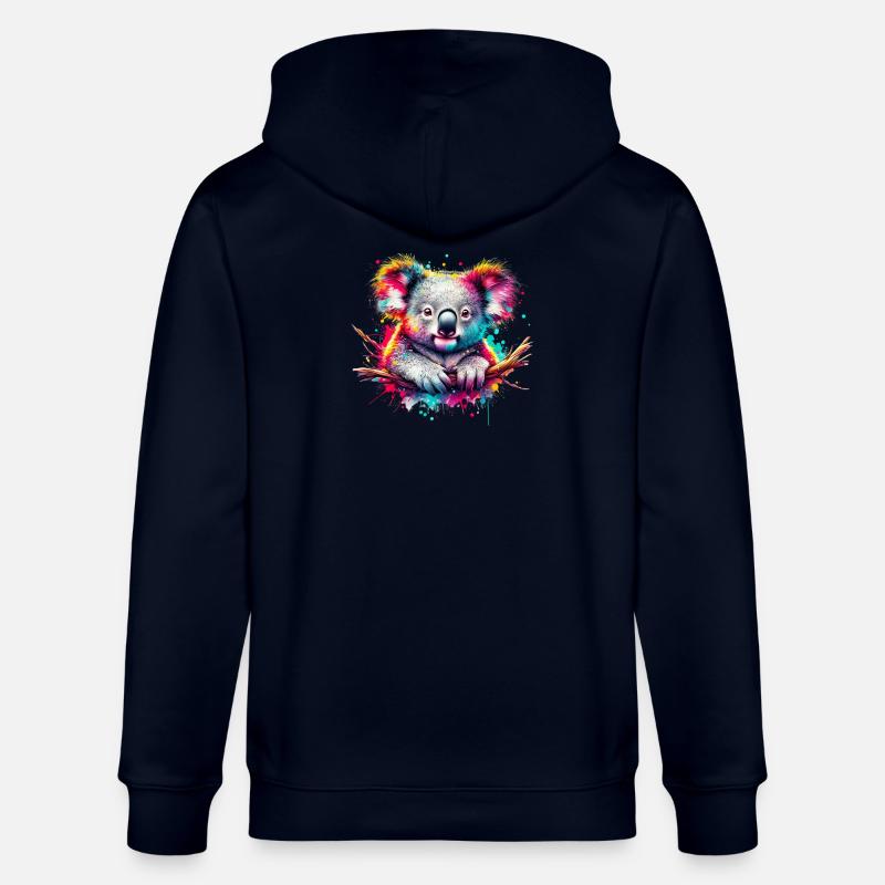 Koala - Veste à capuche bio CULTIVATOR Stanley/Stella Unisexe - marine