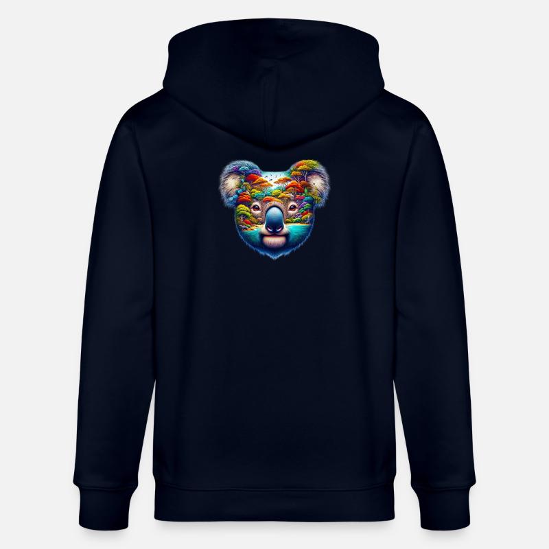 Koala - Veste à capuche bio CULTIVATOR Stanley/Stella Unisexe - marine