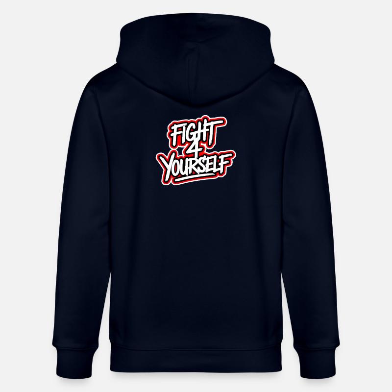 Combattez-vous à 4 vous-même - Veste à capuche bio CULTIVATOR Stanley/Stella Unisexe - marine