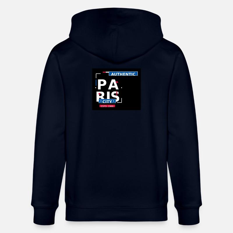 Paris City Authentique 1966 - Veste à capuche bio CULTIVATOR Stanley/Stella Unisexe - marine