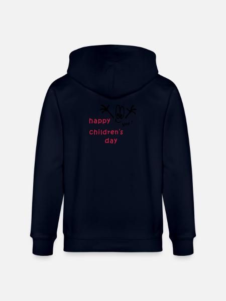 Children's Day, Children's Day - Stanley/Stella CULTIVATOR  Unisex Organic Hooded Jacket - navy