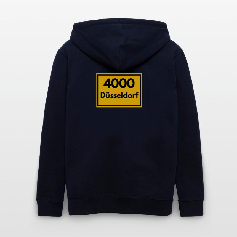 OLD POSTCODE POSTCODE RETRO 4000 DÜSSELDORF - OLD Stanley/Stella CULTIVATOR  Unisex Organic Hooded Jacket