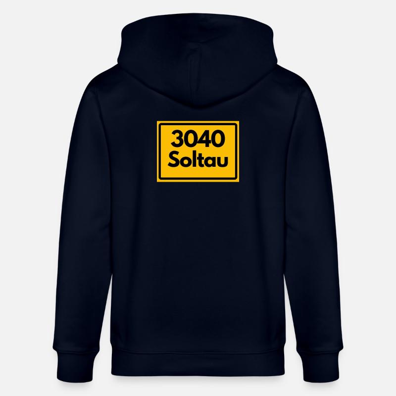 OLD POSTCODE RETRO 3040 SOLTAU – HEIDE - Stanley/Stella CULTIVATOR  Unisex Organic Hooded Jacket - navy