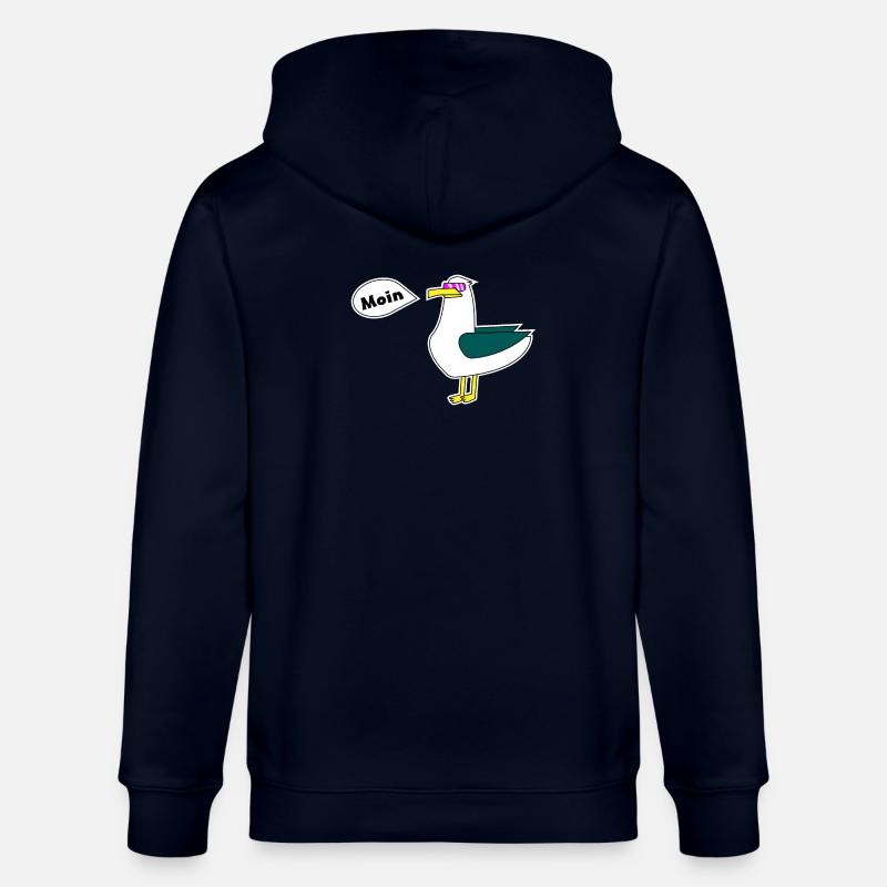 Möwe Moin - Stanley/Stella Unisex Bio-Kapuzenjacke CULTIVATOR  - Navy