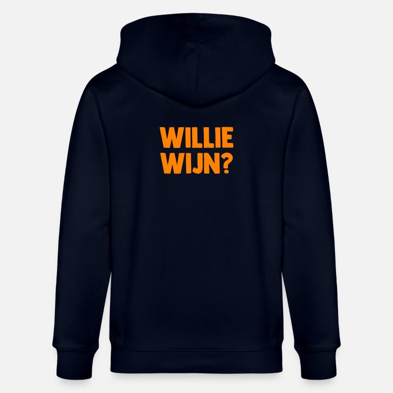 Willie Wijn ? - Pays-Bas Pays-Bas - Veste à capuche bio CULTIVATOR Stanley/Stella Unisexe - marine