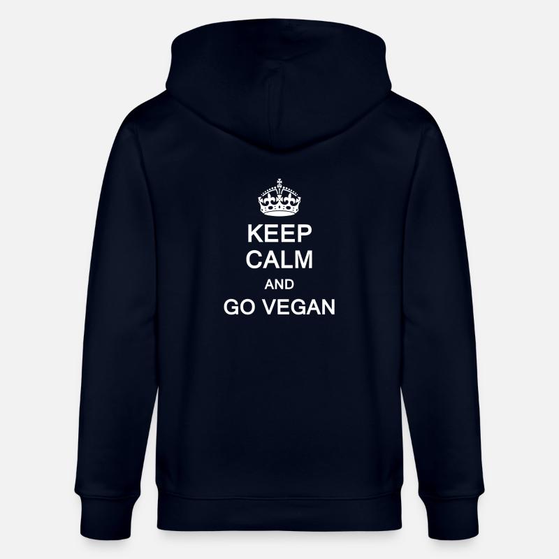 Keep Calm Vegan - Stanley/Stella Unisex Bio-Kapuzenjacke CULTIVATOR  - Navy