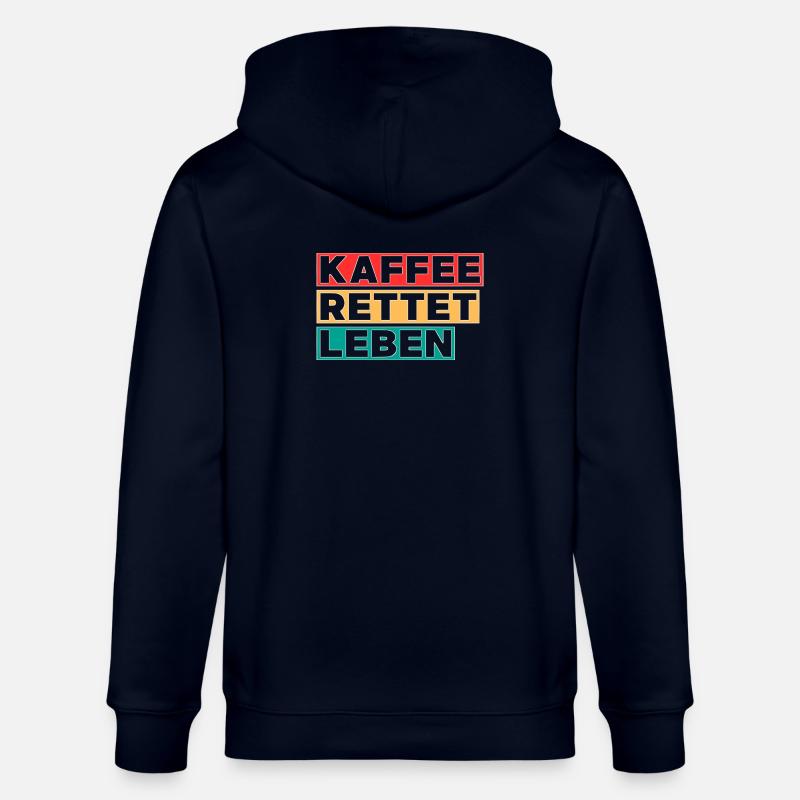 Kaffee rettet Leben - Stanley/Stella Unisex Bio-Kapuzenjacke CULTIVATOR  - Navy