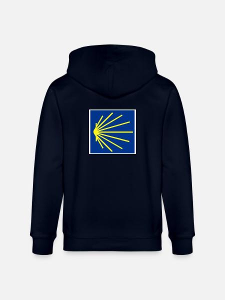 Jakobsweg - Stanley/Stella Unisex Bio-Kapuzenjacke CULTIVATOR  - Navy