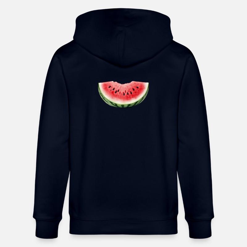 Pastèque Aquarelle - Veste à capuche bio CULTIVATOR Stanley/Stella Unisexe - marine