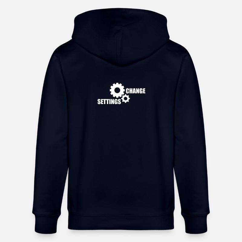 MODIFIER LES PARAMÈTRES - Veste à capuche bio CULTIVATOR Stanley/Stella Unisexe - marine