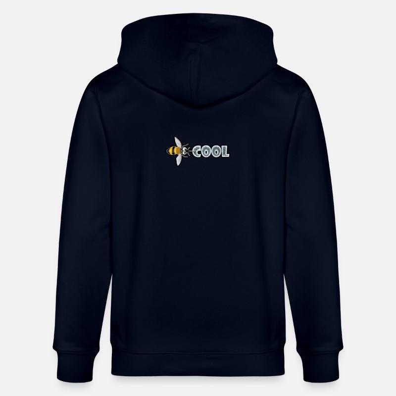 BEE COOL (horizontal) - Veste à capuche bio CULTIVATOR Stanley/Stella Unisexe - marine