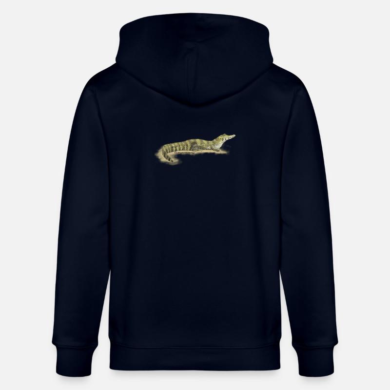 Baba (Caiman crocodilus) - Veste à capuche bio CULTIVATOR Stanley/Stella Unisexe - marine