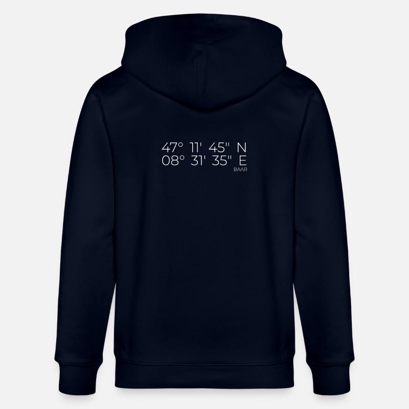 Coordinates Baar - Stanley/Stella CULTIVATOR Unisex Organic Hooded Jacket - navy