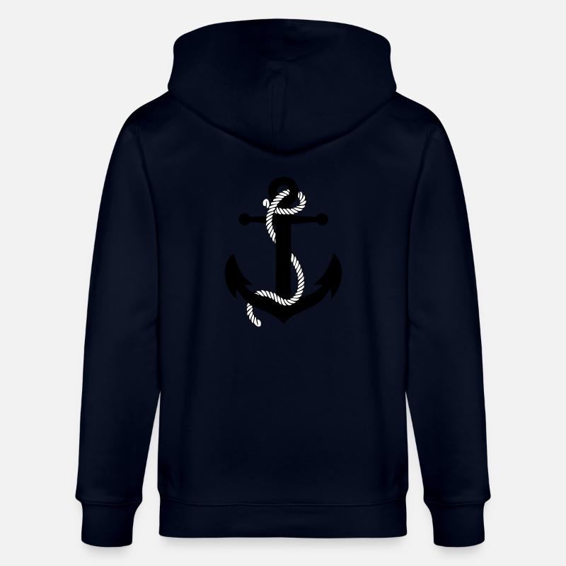 Anker mit Seil v2 - Stanley/Stella Unisex Bio-Kapuzenjacke CULTIVATOR  - Navy