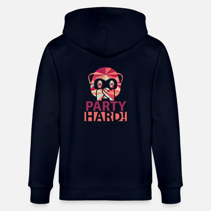Party Hard - Stanley/Stella Unisex Bio-Kapuzenjacke CULTIVATOR  - Navy
