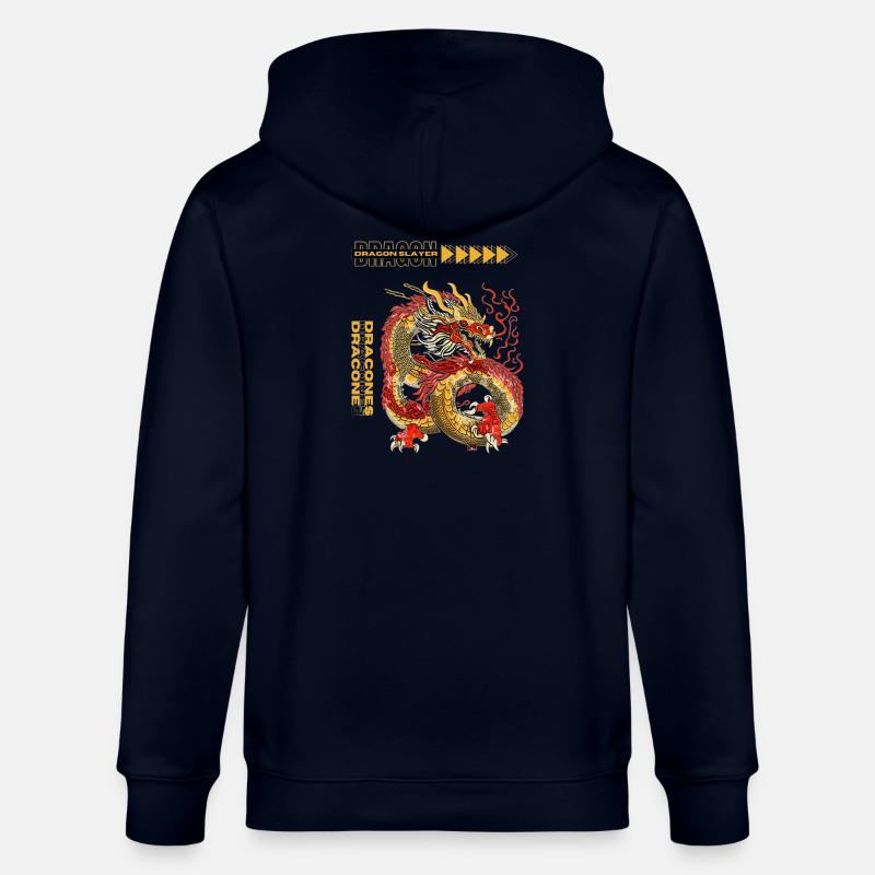 Tueur de dragons - Veste à capuche bio CULTIVATOR Stanley/Stella Unisexe - marine