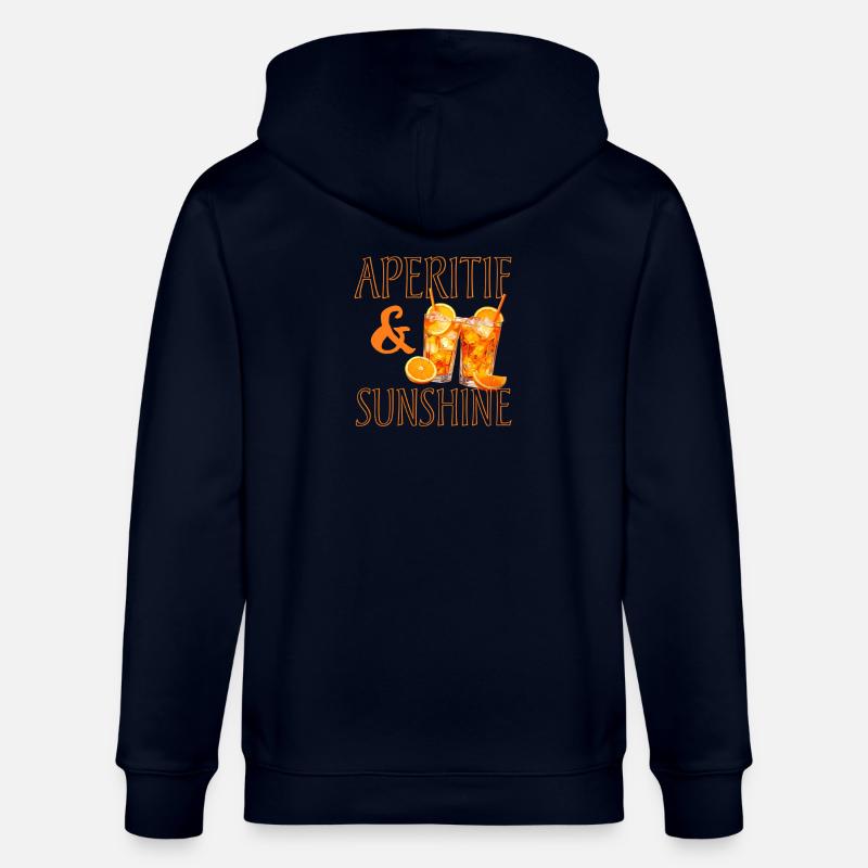 Apéritif & Rayon de soleil - Veste à capuche bio CULTIVATOR Stanley/Stella Unisexe - marine