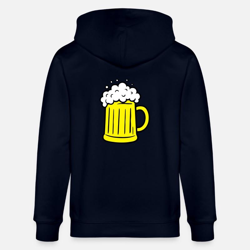 Bier Comic Bierglas - Stanley/Stella Unisex Bio-Kapuzenjacke CULTIVATOR  - Navy