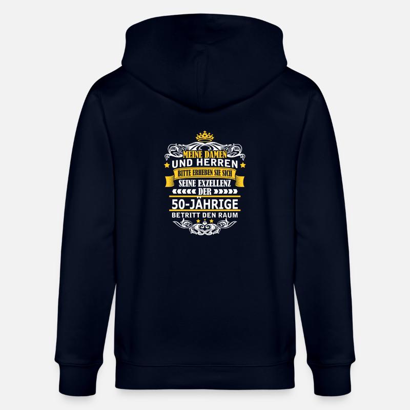 50-JÄHRIGE - Stanley/Stella Unisex Bio-Kapuzenjacke CULTIVATOR - Navy