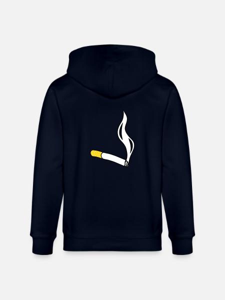 cigarette - Stanley/Stella CULTIVATOR  Unisex Organic Hooded Jacket - navy