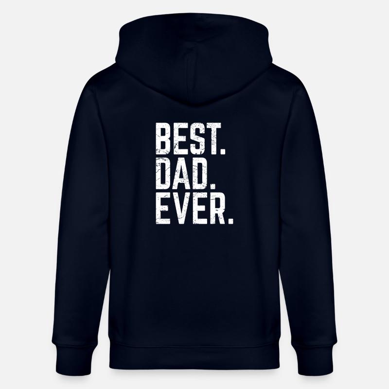 Best Dad Ever - Stanley/Stella Unisex Bio-Kapuzenjacke CULTIVATOR  - Navy