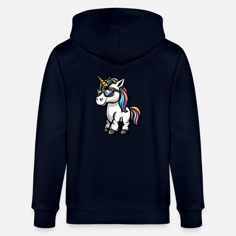 Einhorn Cool Comic - Stanley/Stella Unisex Bio-Kapuzenjacke CULTIVATOR - Navy