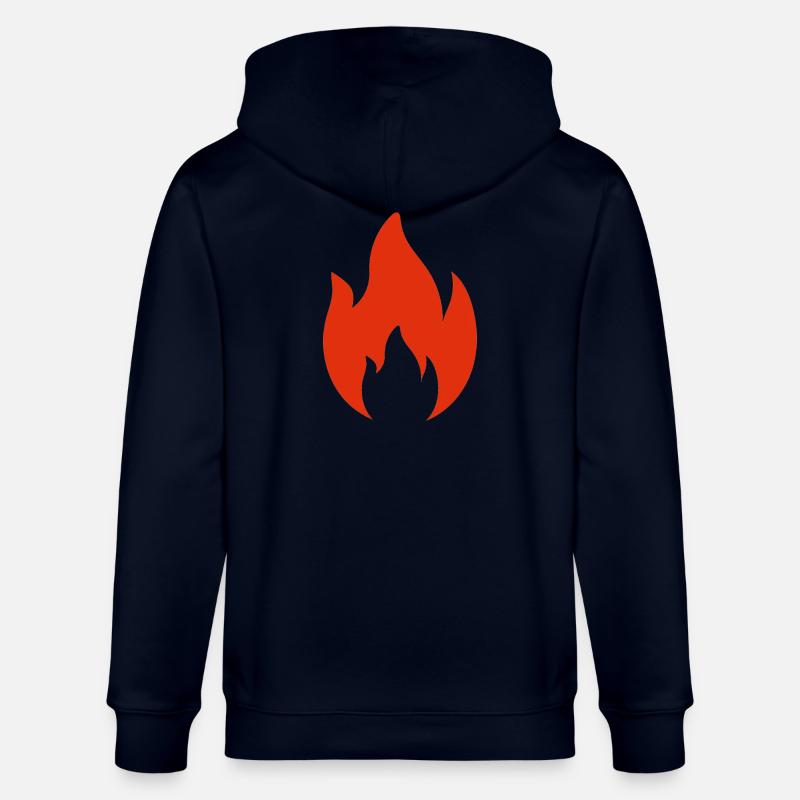 flamme - Veste à capuche bio CULTIVATOR Stanley/Stella Unisexe - marine