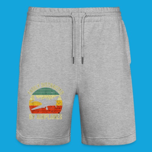 Easily Distracted by Airplanes - Stanley/Stella Unisex Joggingshorts TRAINER