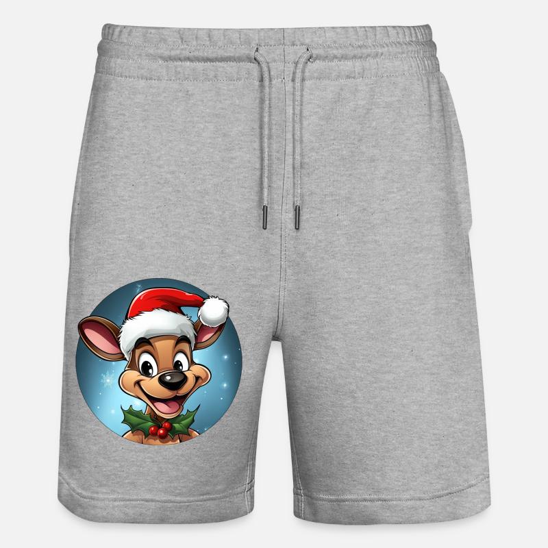 Noël des fourmis - Short de jogging bio TRAINER Stanley/Stella unisexe - gris chiné