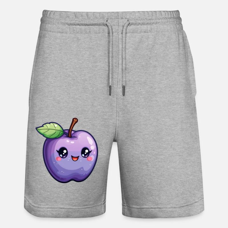 Sujet Apple pour enfants - Short de jogging bio TRAINER Stanley/Stella unisexe - gris chiné