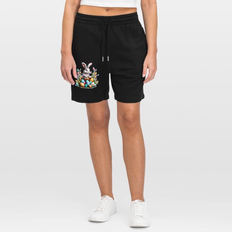 Easter Bunny / Easter / Eggs / Holidays / Easter Stanley/Stella Trainer Unisex Organic Jogging Shorts