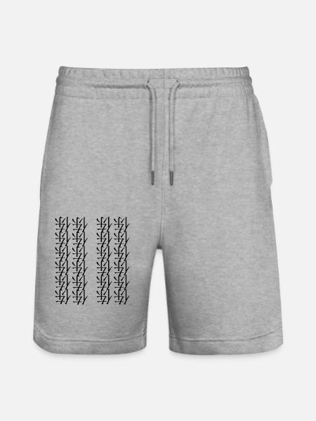Royal design - Stanley/Stella Trainer Unisex Organic Jogging Shorts - heather grey