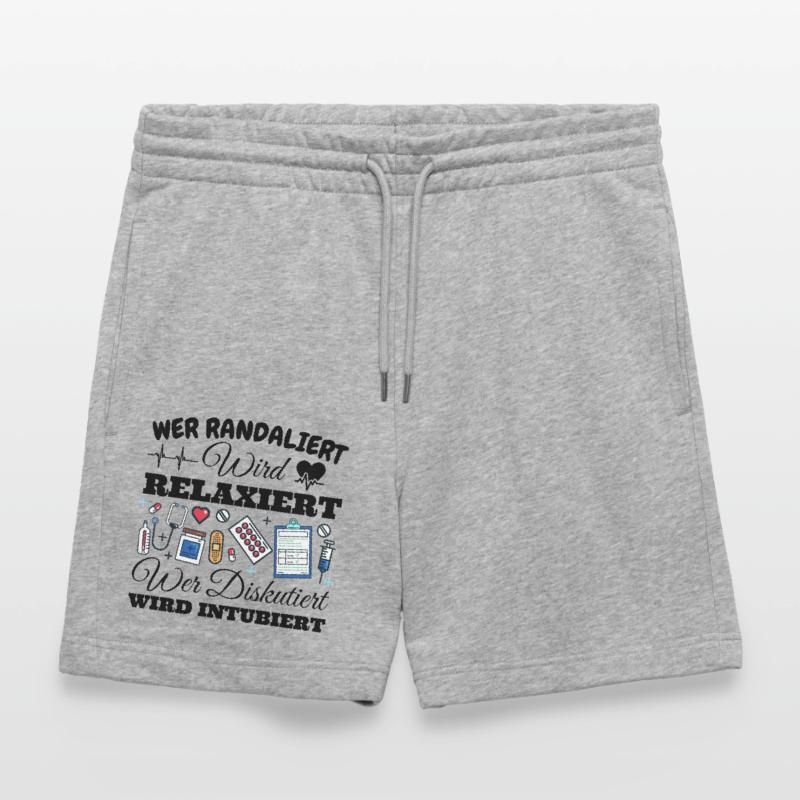 Wer Randaliert Wird Relaxiert Wer Diskutiert Wird Stanley/Stella Unisex Bio Joggingshorts Trainer 