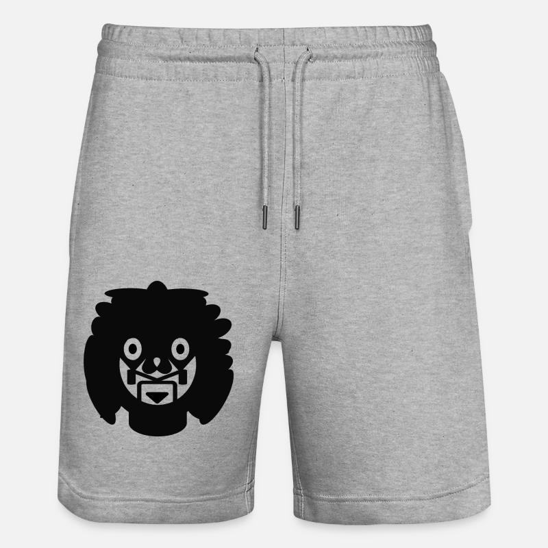 Le nom est Panic - Short de jogging bio TRAINER Stanley/Stella unisexe - gris chiné