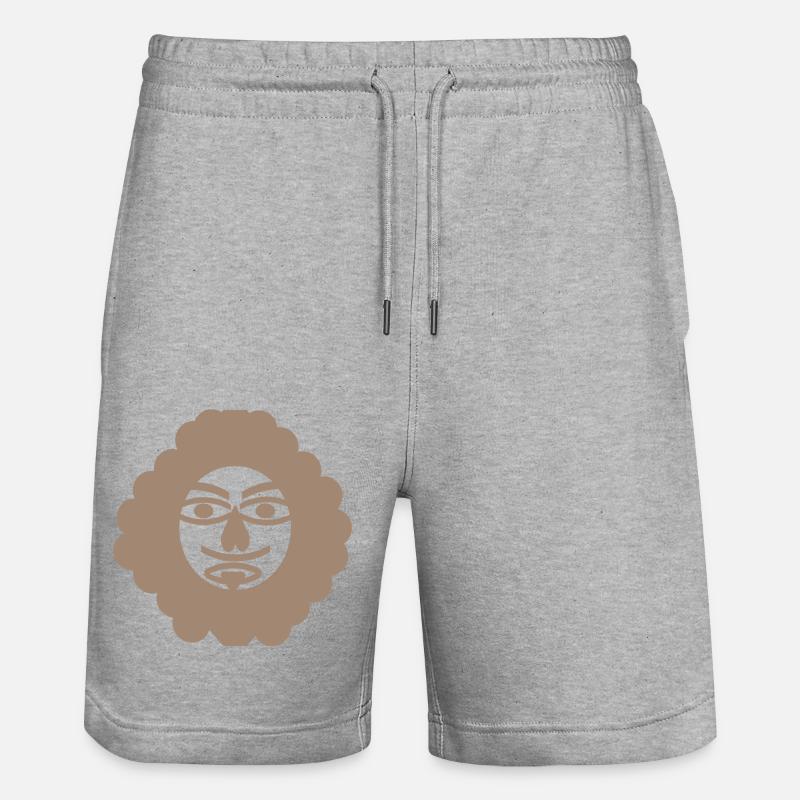 Prinz - Stanley/Stella Unisex Bio Joggingshorts Trainer  - Grau meliert