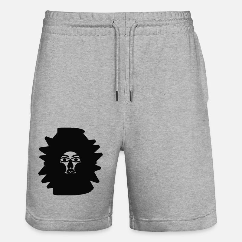 Mein Engel - Stanley/Stella Unisex Bio Joggingshorts Trainer  - Grau meliert