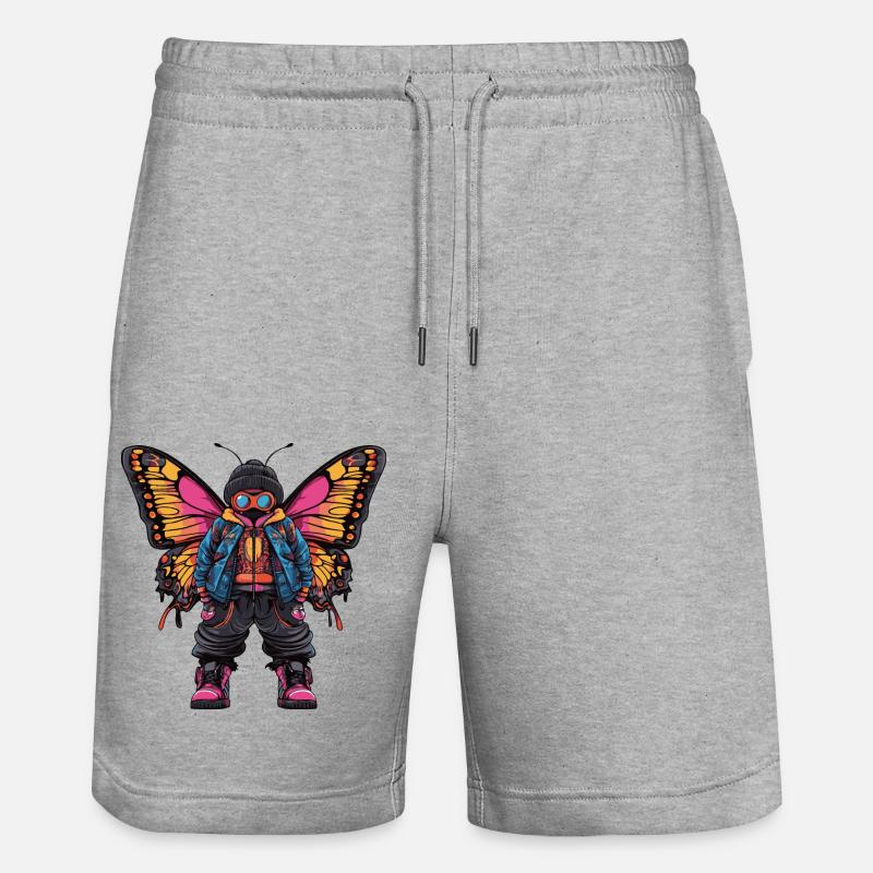 Papillon Mode Hiver - Short de jogging bio TRAINER Stanley/Stella unisexe - gris chiné